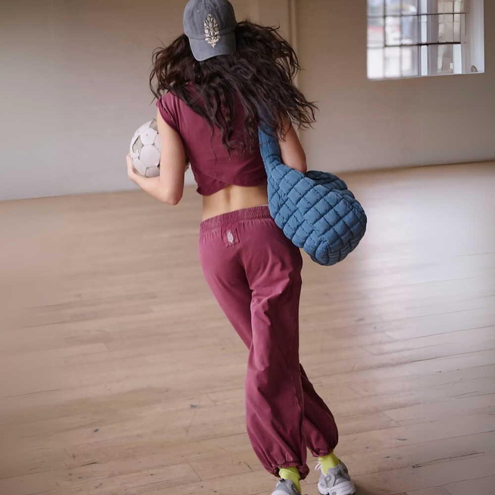 ** SOLD ** FP Movement Hot Shot Crossover SET in Clove / Burgundy Size XS - Picture 4 of 9